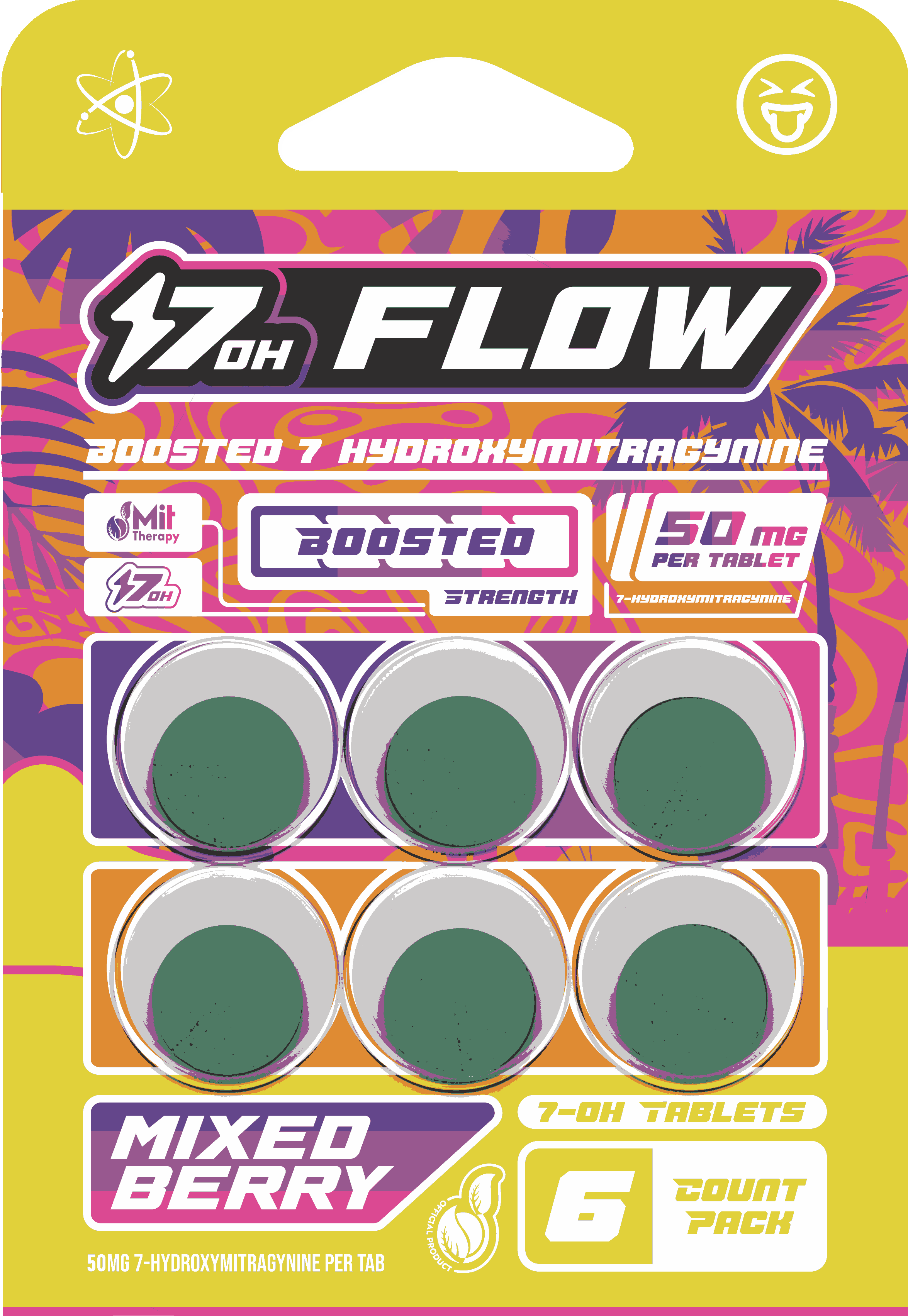 *MIT Therapy 7OH Flow 50mg Tablets 6ct* *MIT Therapy 7OH Flow 50mg Tablets 6ct*