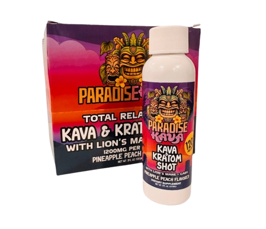 *Paradise Kava Pineapple Peach Shot*