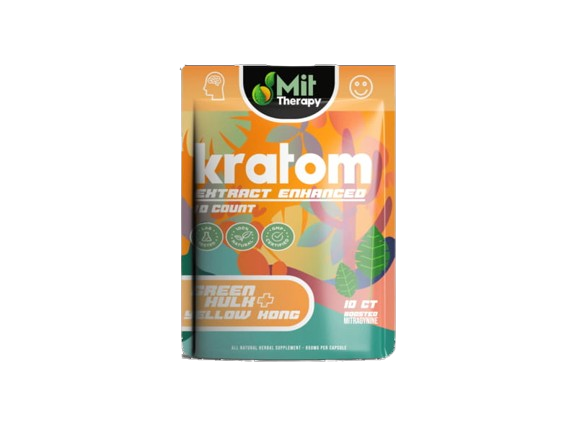 *MIT Therapy Green Hulk + Yellow Kong*-10ct x 1 Pouches (10 Total Capsules)