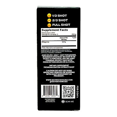 *Rave Blacked Out Shot (Natural)*