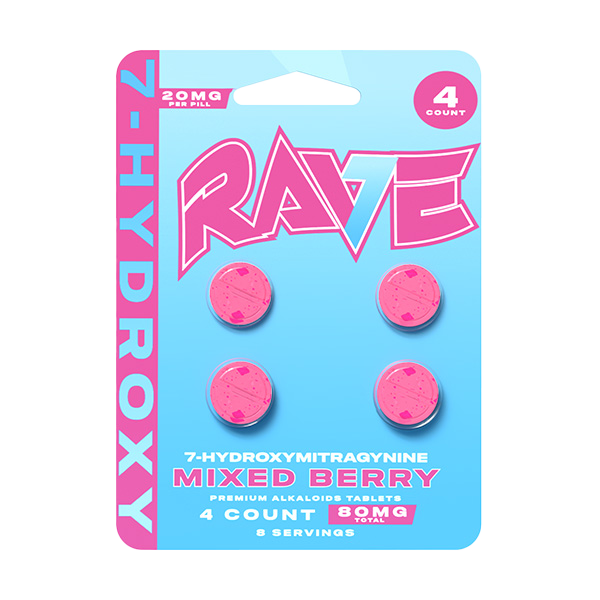 *Rave 7OH Mixed Berry Tablets