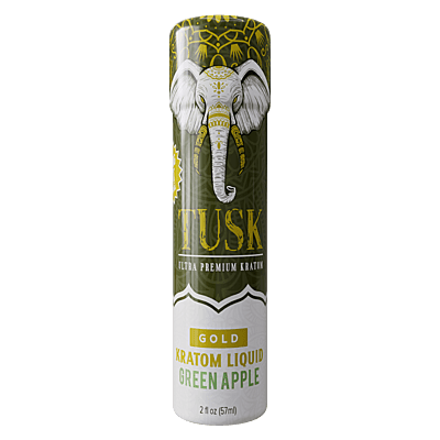 Tusk Kratom Shot 150mg (Gold) Green Apple