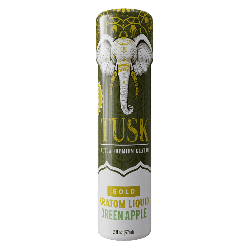 Tusk Kratom Shot 150mg (Gold) Green Apple
