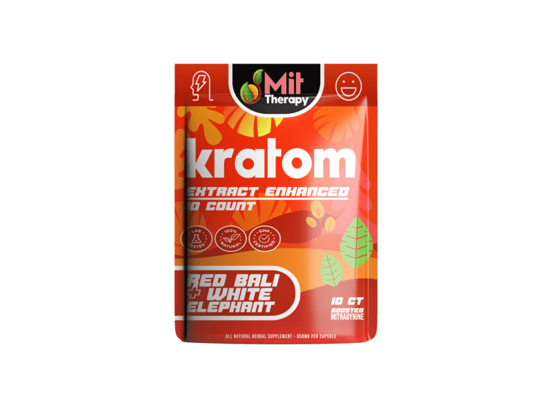 MIT Therapy Red Bali + White Elephant-10ct x 1 Pouches (10 Total Capsules)